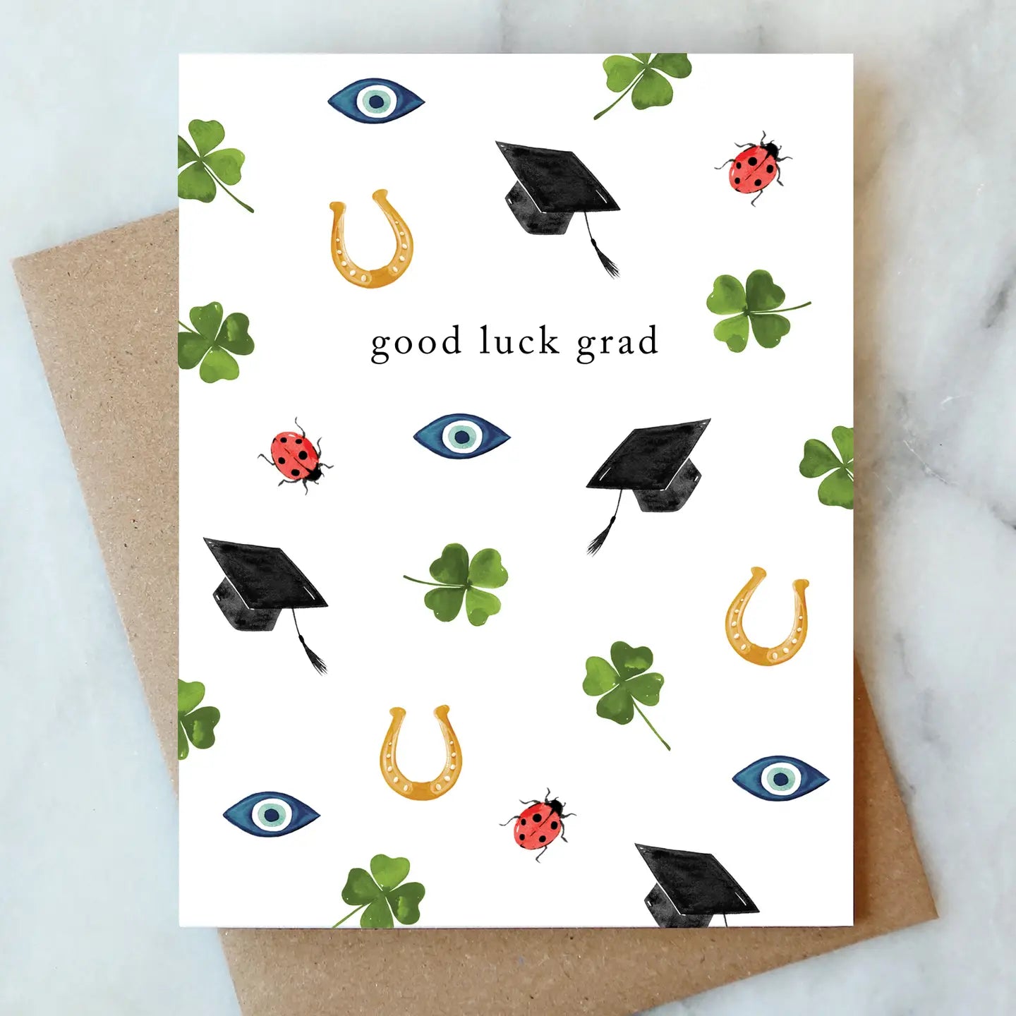 Lucky Graduation Greeting Card