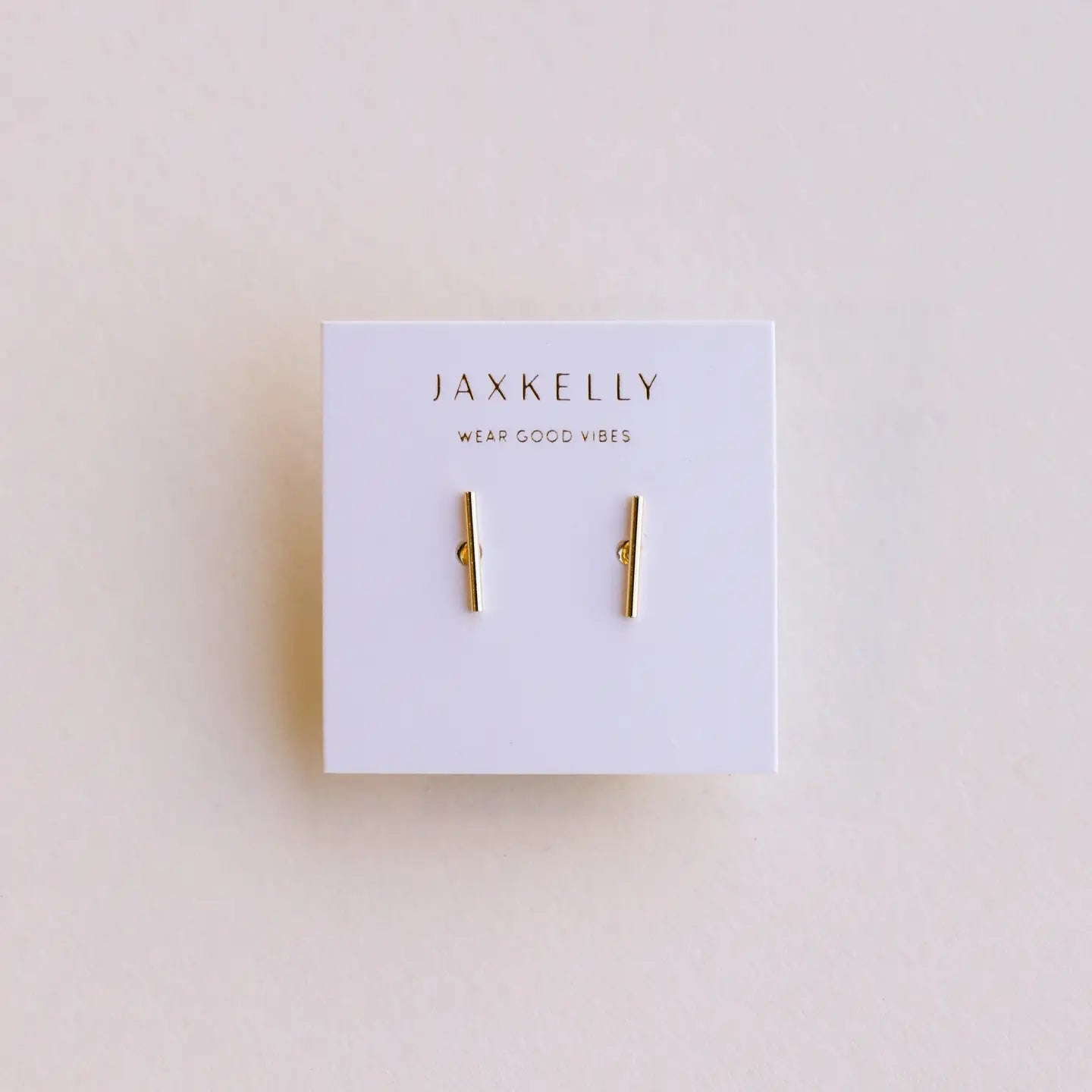 Minimalist - Bar - Gold Earrings