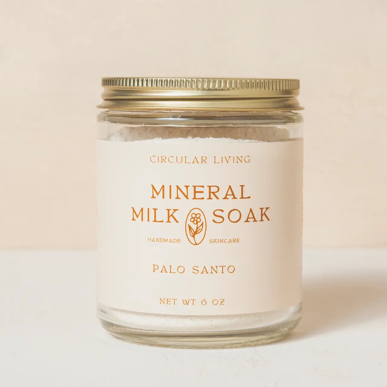 Mineral Milk Soak, Palo Santo 6oz