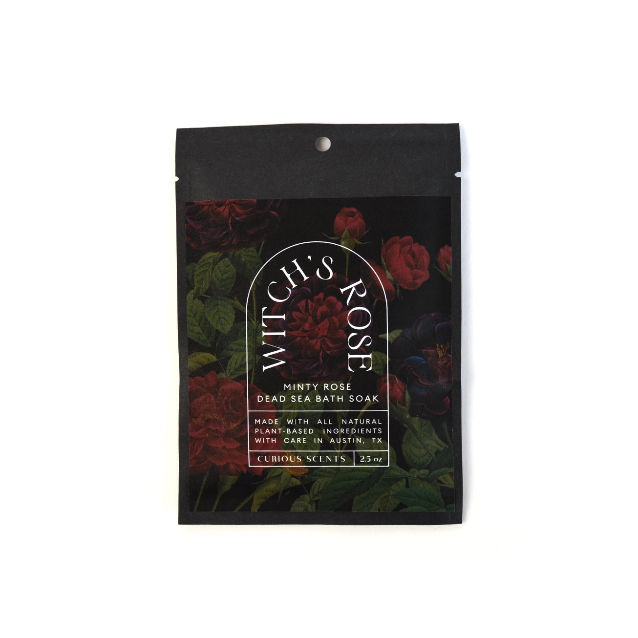 Botanical Sea Salt Bath Soak Pouch Minty Rose