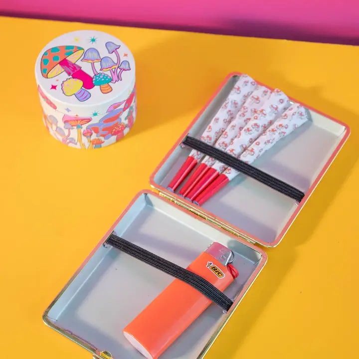 Colorful Mushroom Joint Case