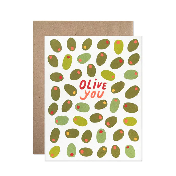 Olive You Card