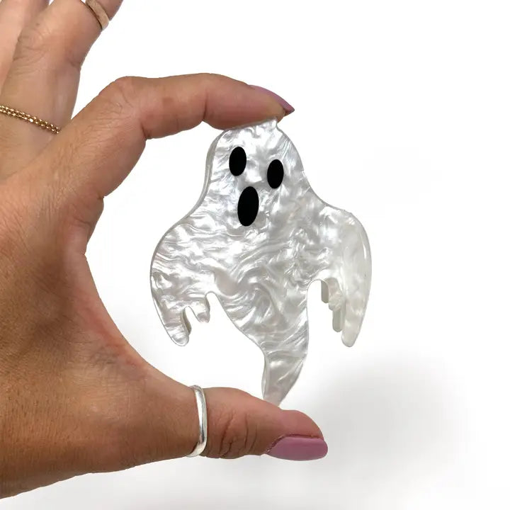 Peeves the Ghost Hair Clip