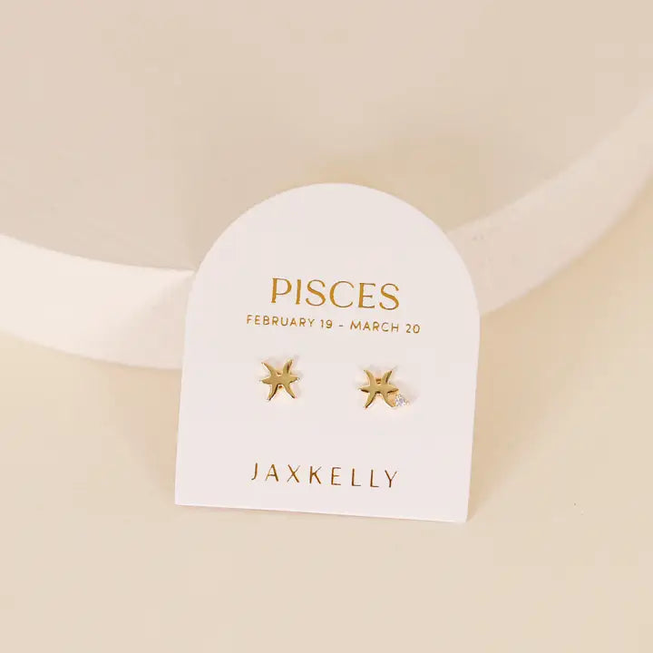 Pisces Stud Earrings