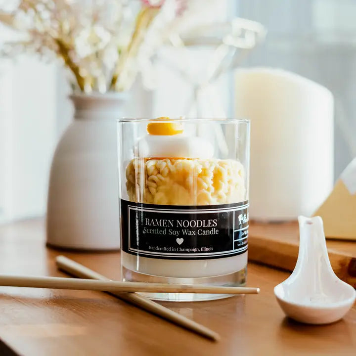 Ramen Noodles Scented Soy Wax Candle