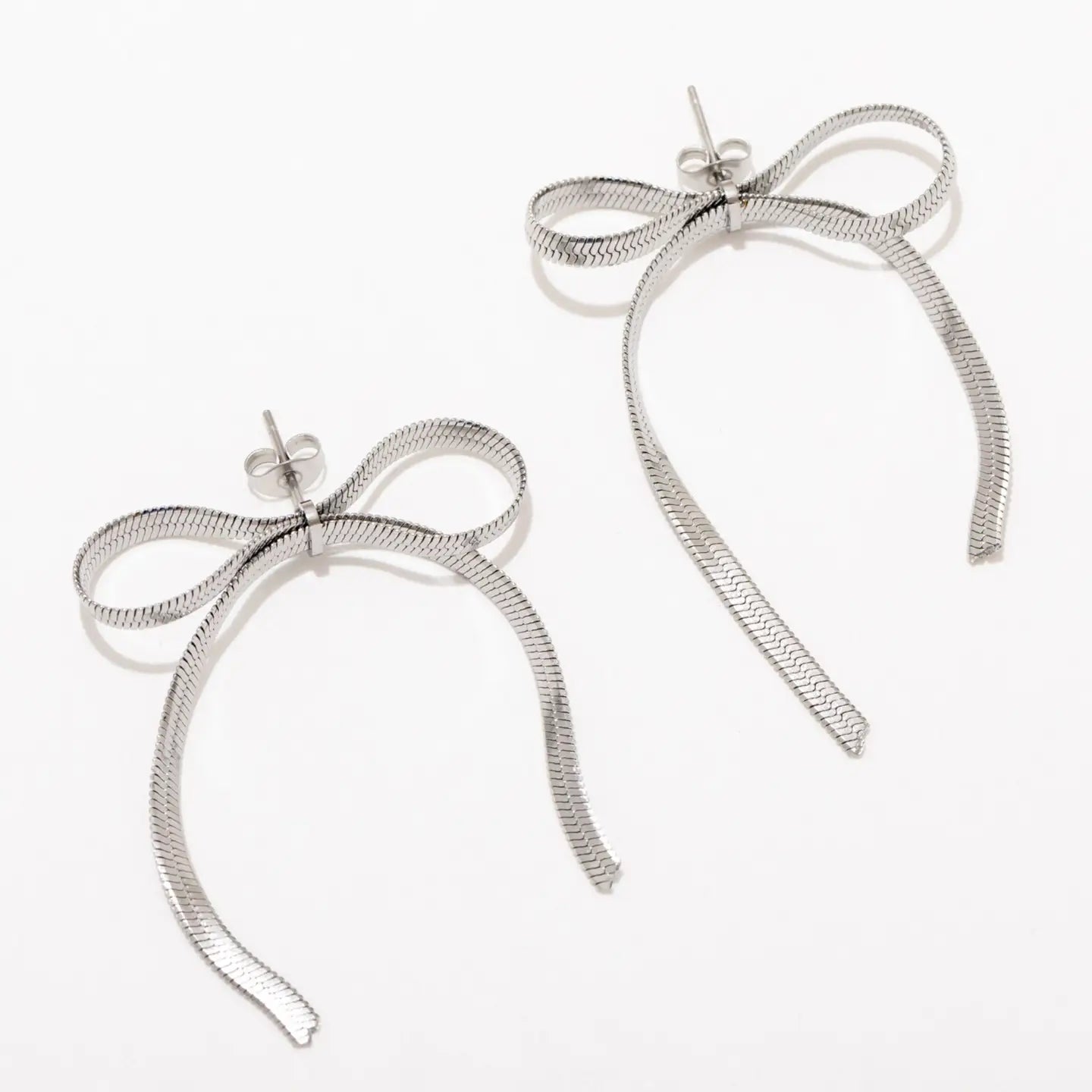 Bow Earrings Stainless steel