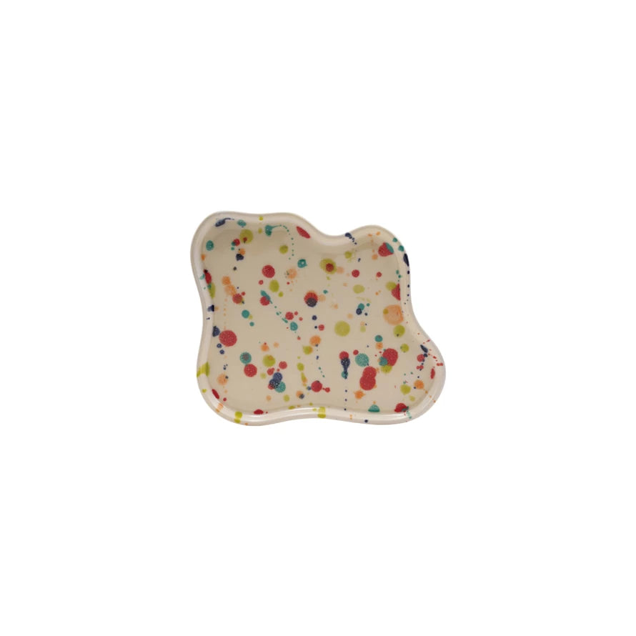 Organic Shaped Stoneware Tray