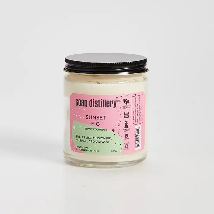 Sunset Fig Soy Wax Candle