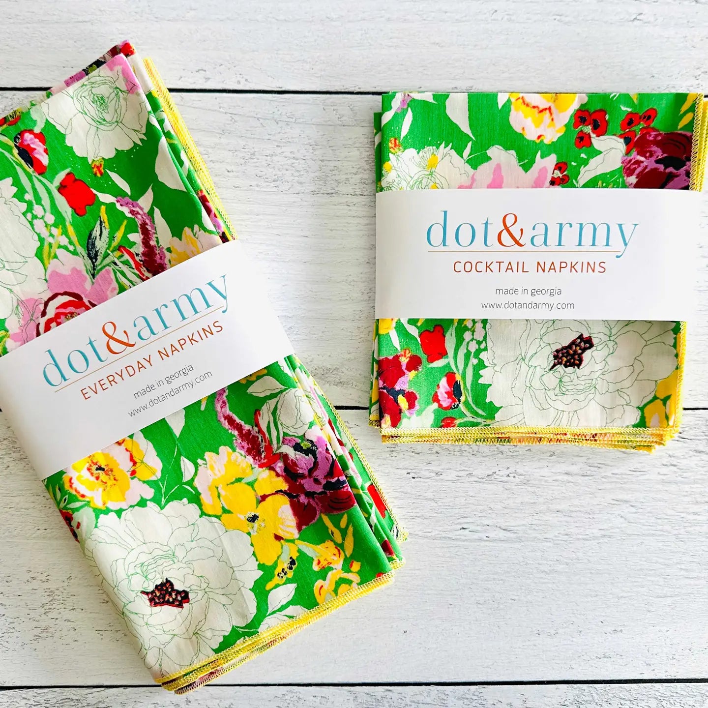 Terrace Garden Cloth Napkins - Set of 4 Dinner