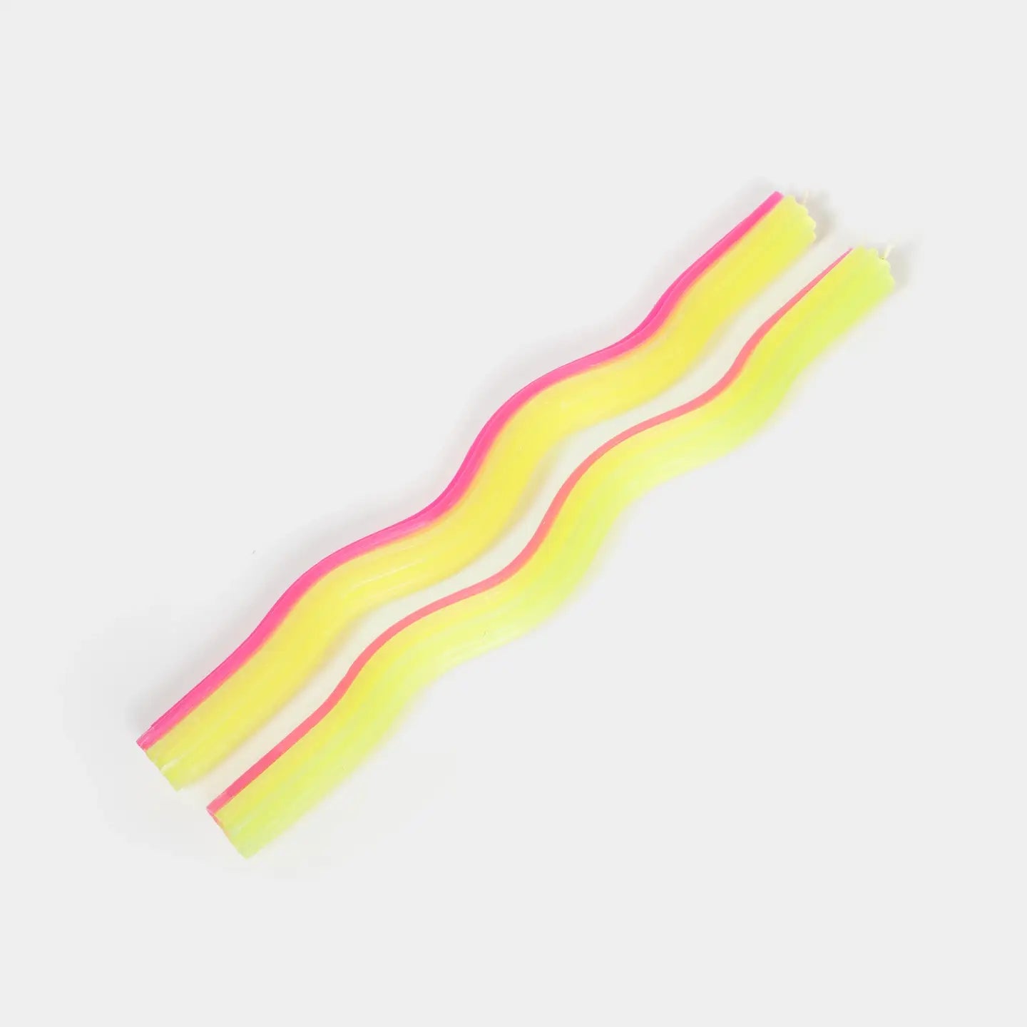 Wiggle Candle - Yellow and Pink (2 pack)