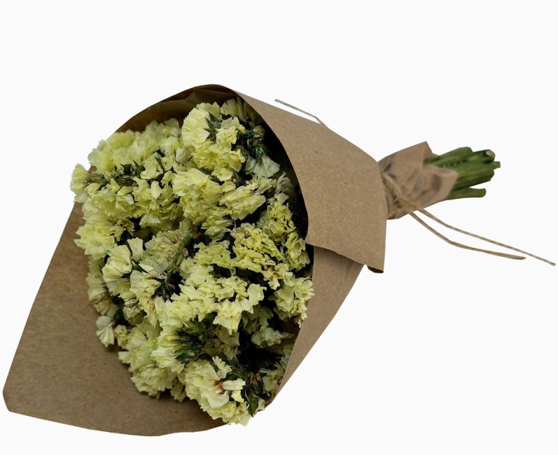Mini Statice Flower Bundle: Yellow