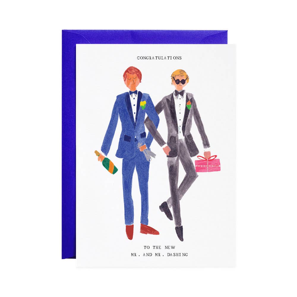 Mr and Mr Dashing Card