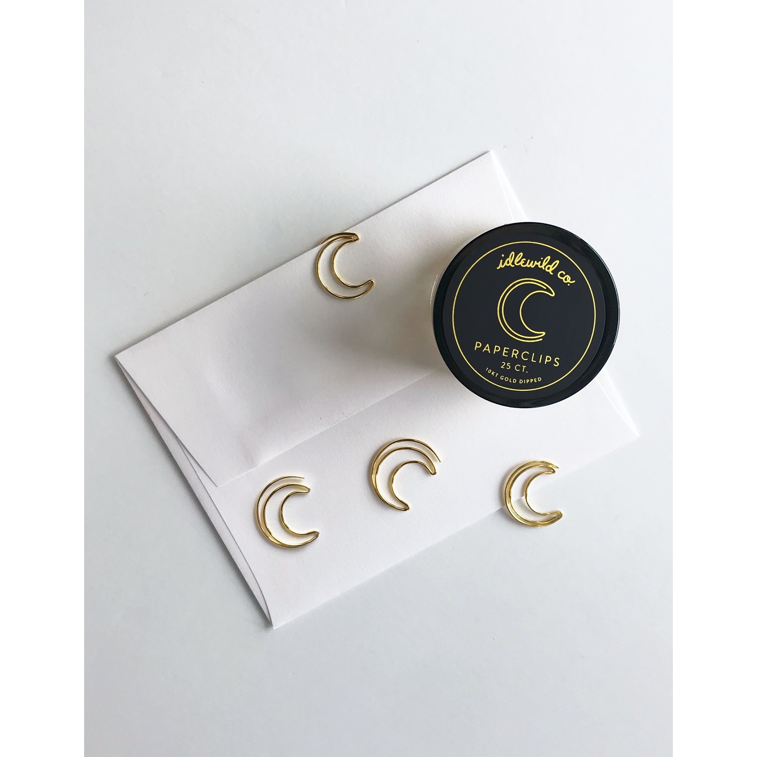 Crescent Moon Paper Clips