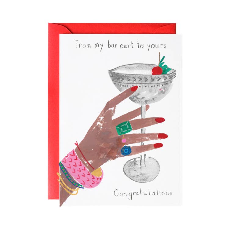 A Very Glamorous Cocktail Card