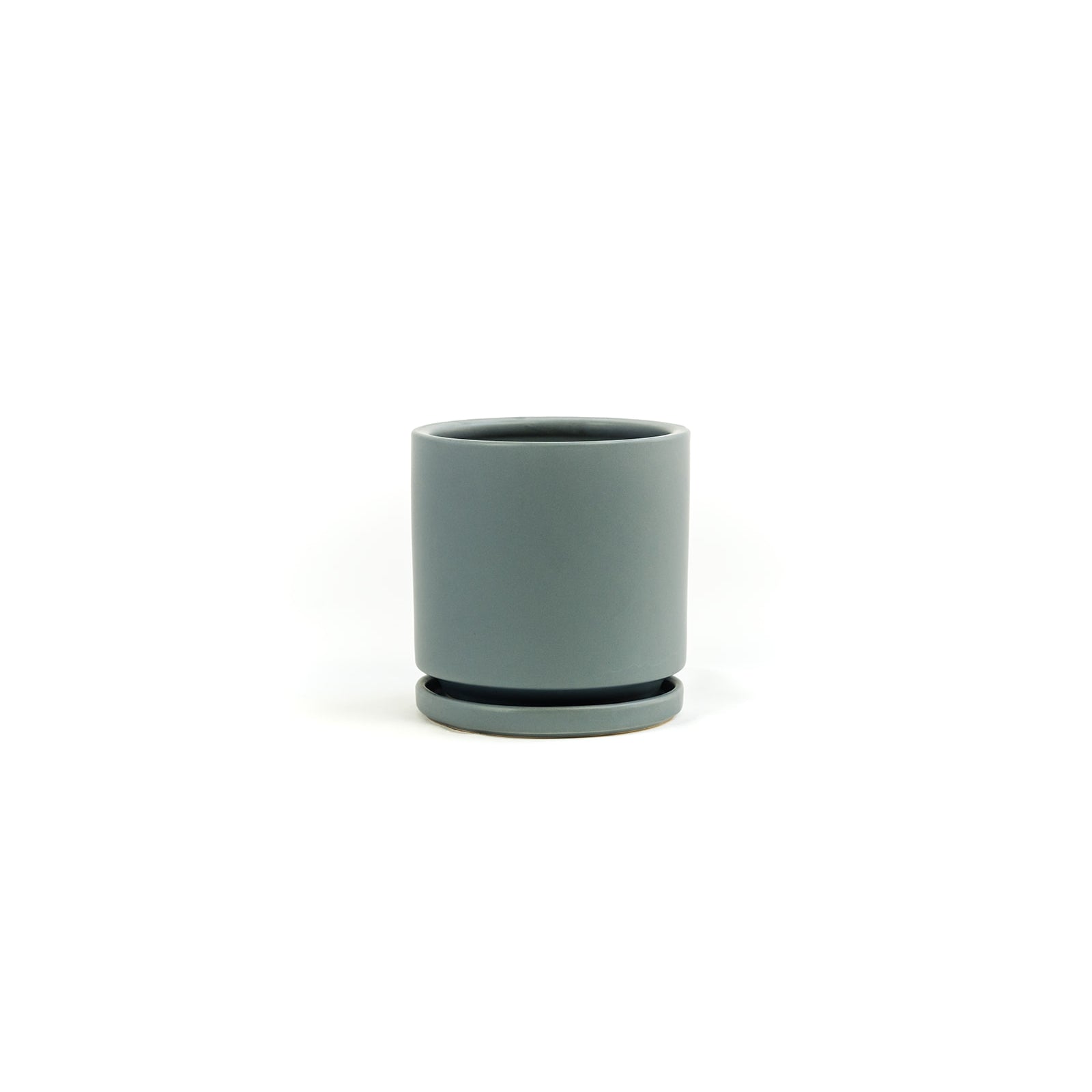 Granite Gemstone Cylinder Pot
