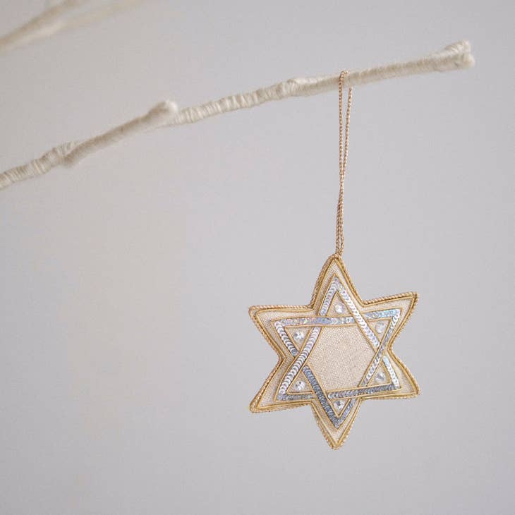 Handmade Star of David Ornament