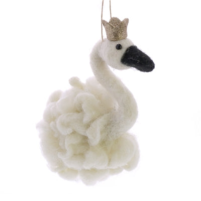 Longneck Swan Ornament