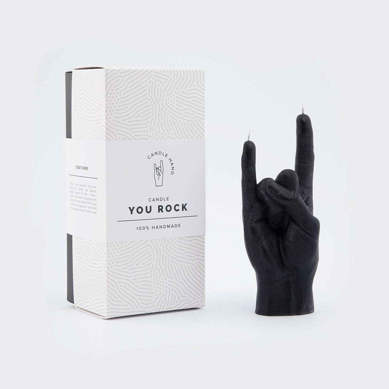 Black "You Rock" Candle