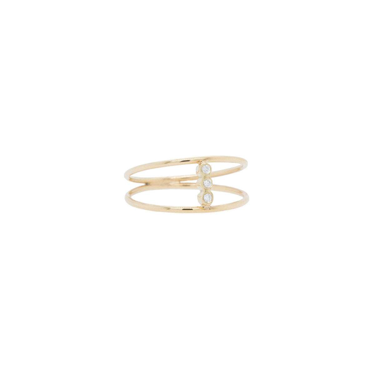 Double Band with Vertical Diamonds