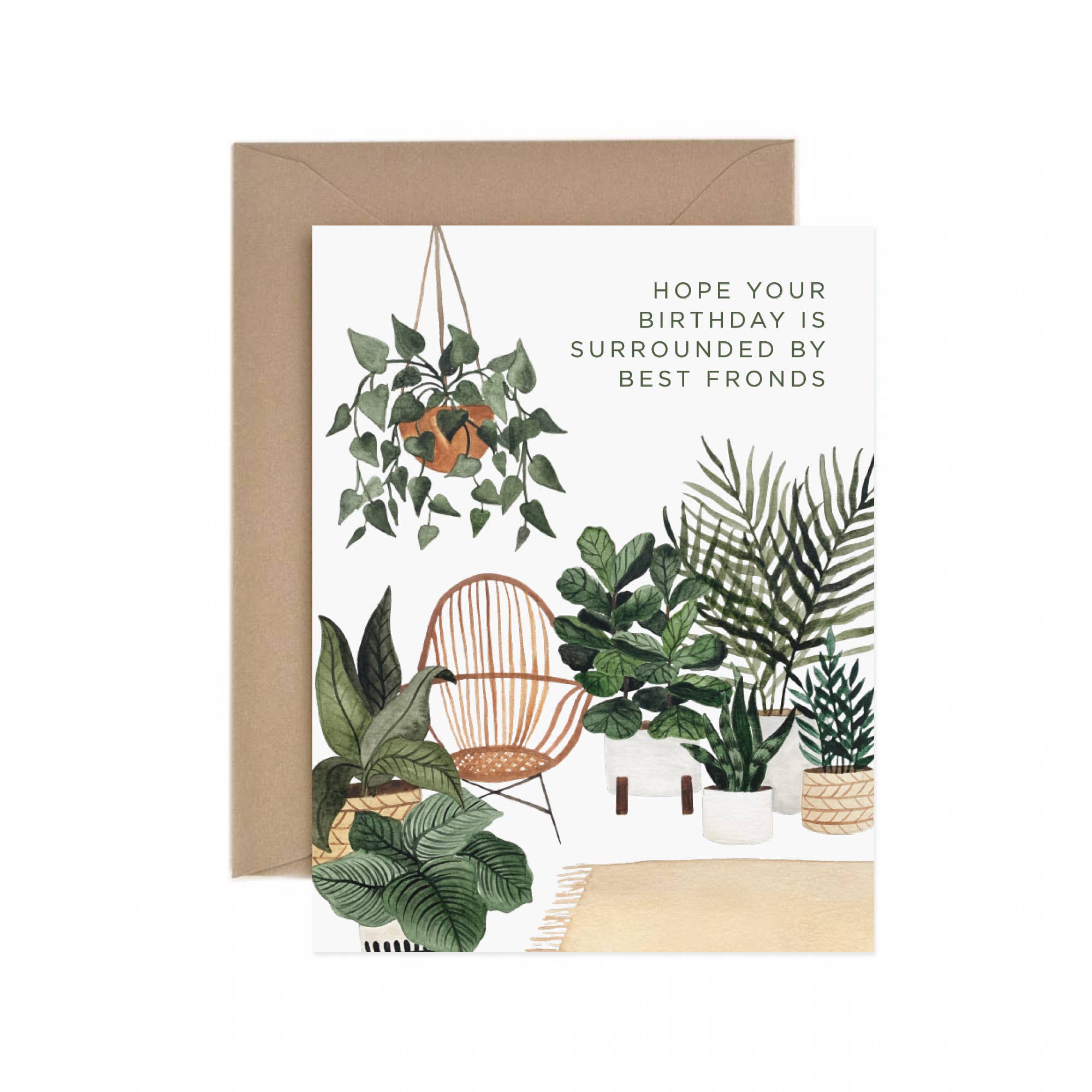 Best Fronds Birthday Greeting Card