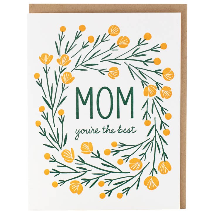 Botanic Wreath Mother's Day Card