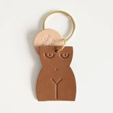 Nude Key Fob Light Brown