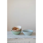 Ribbed Speckled Bowl