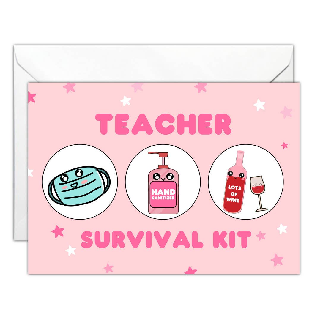 Teacher Survival Kit Greeting Card