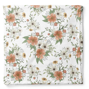Spring Blossom Muslin Swaddle Baby Blanket