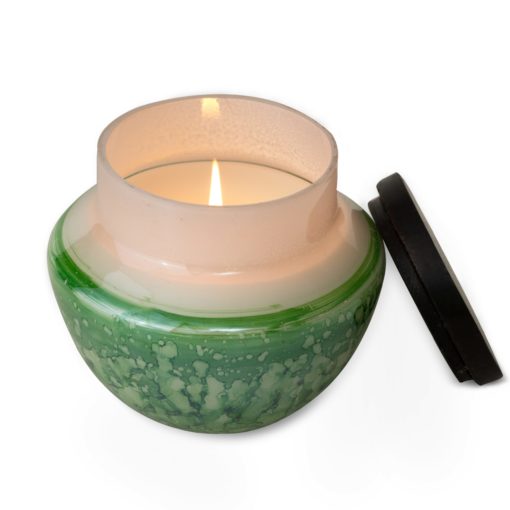 Watercolor Glass Candle